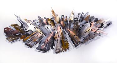 New-York Cityscape - Metal wall sculpture thumb