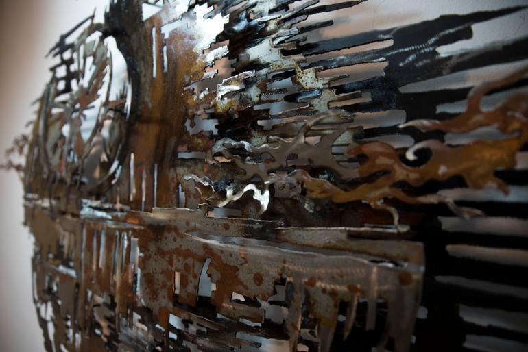 Original Figurative Landscape Sculpture by Frederic Daty