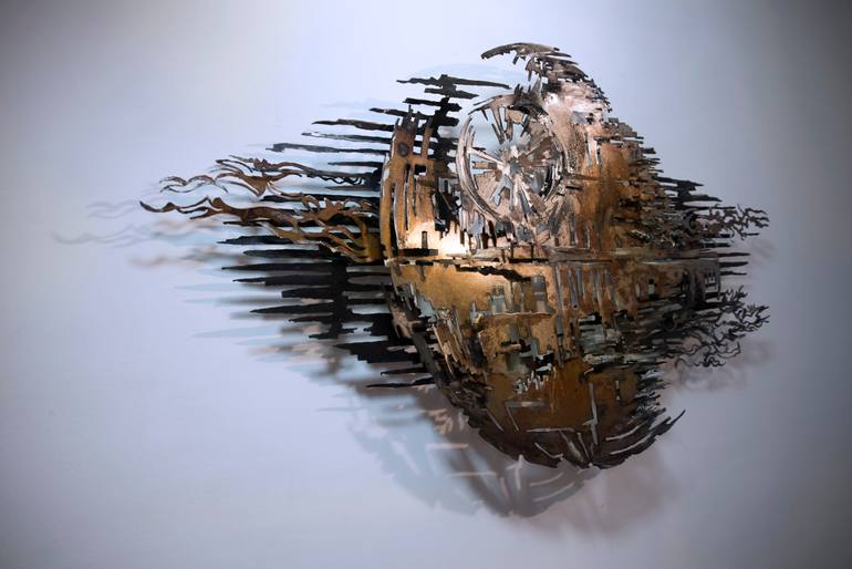 Original Figurative Landscape Sculpture by Frederic Daty