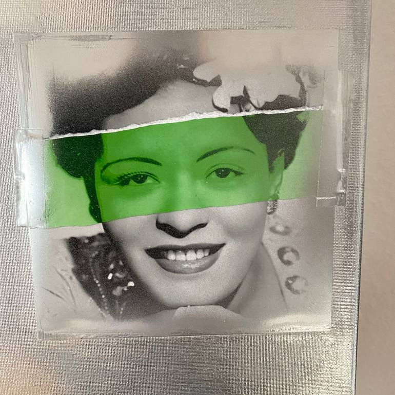Original Expressionism People Collage by Niki De Saint Germanie