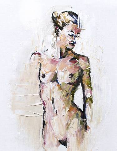 Original Nude Painting by Luc Houle