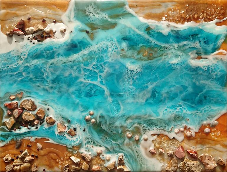 Resin Ocean Paint Pour Art