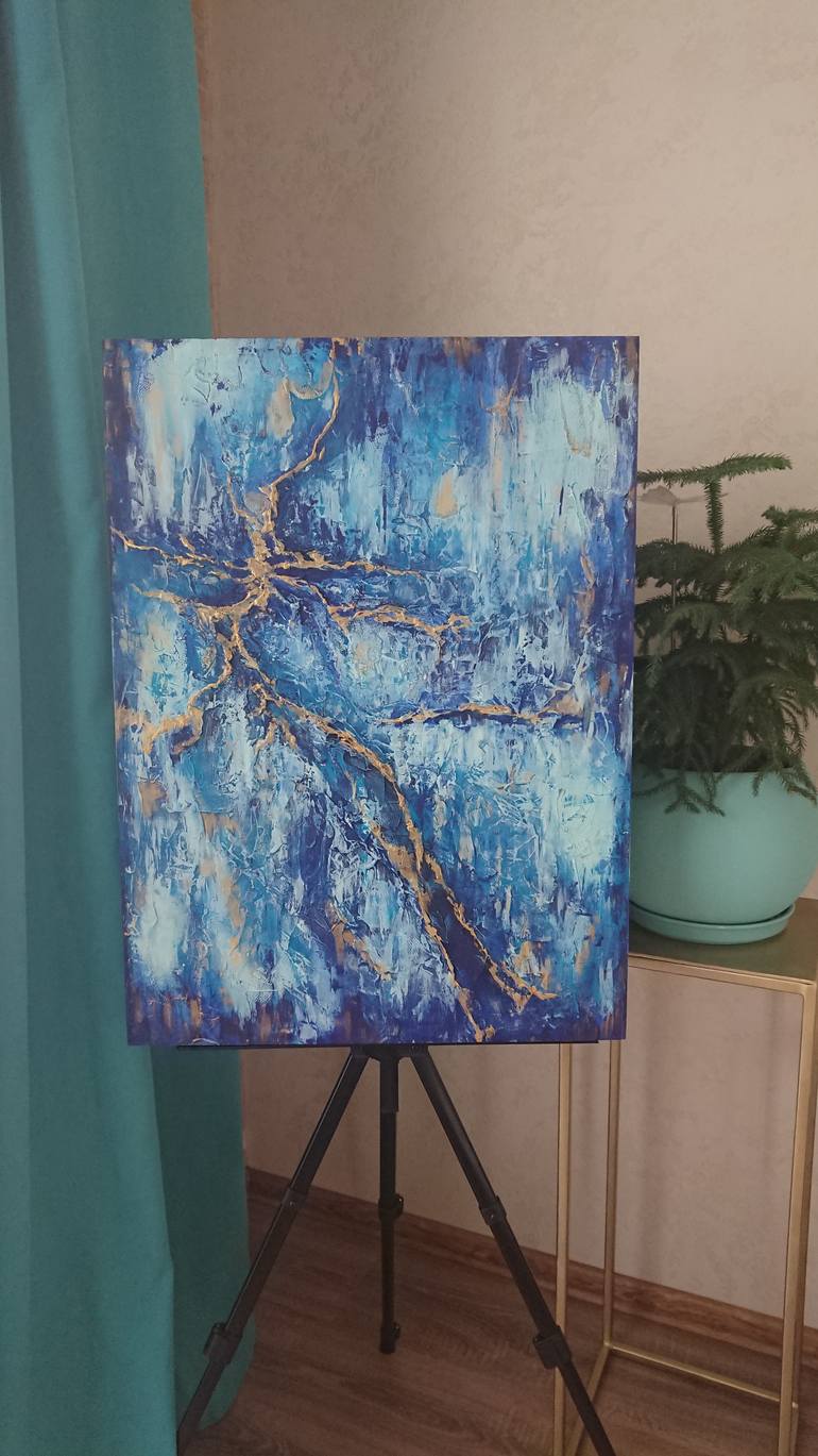 Original Abstract Expressionism Abstract Painting by Yla Pil