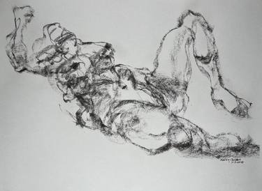 Original Abstract Nude Drawings by Anday Carden