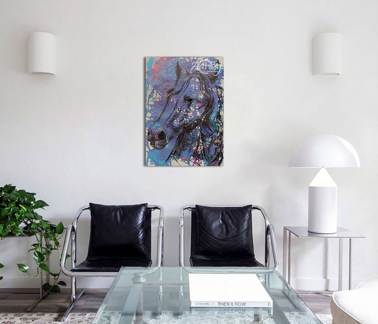 Original Art Deco People Painting by Swendrini Gunasekara