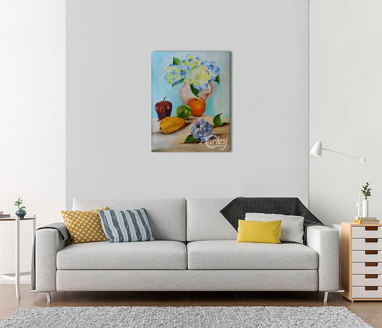 Original Art Deco People Painting by Swendrini Gunasekara