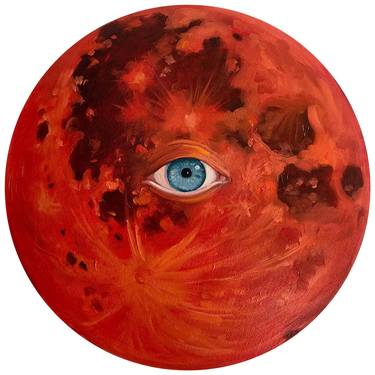 "Eclipse" on round canvas thumb