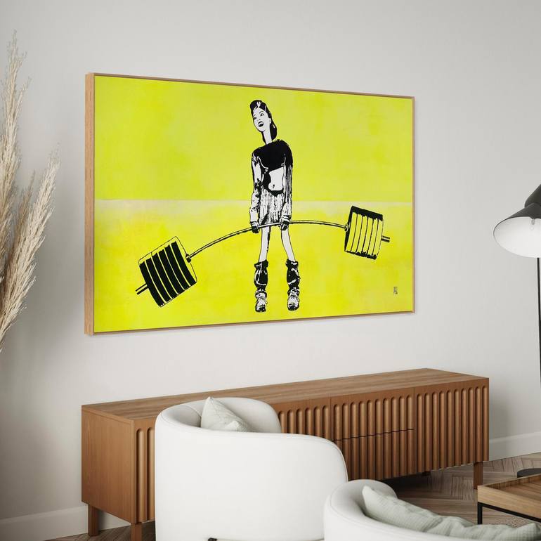 Original Figurative Abstract Painting by Pez Art