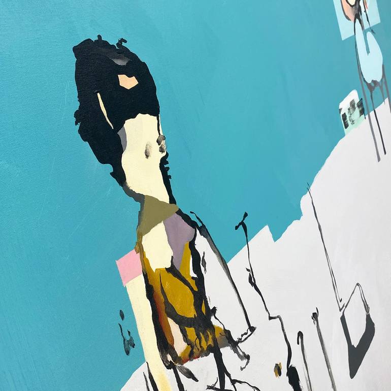 Original Figurative Abstract Painting by Pez Art
