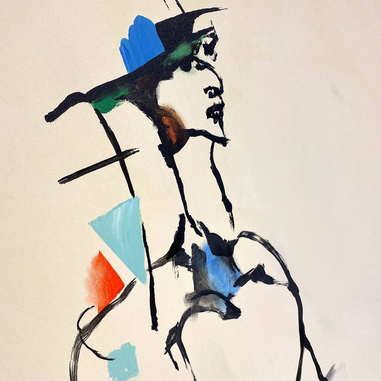 Original Figurative Abstract Painting by Pez Art