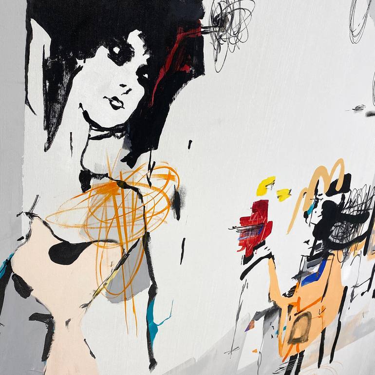 Original Figurative Abstract Painting by Pez Art