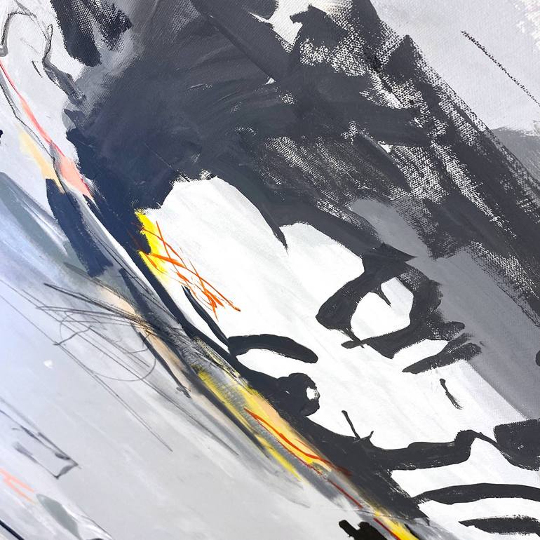 Original Abstract Landscape Painting by Pez Art
