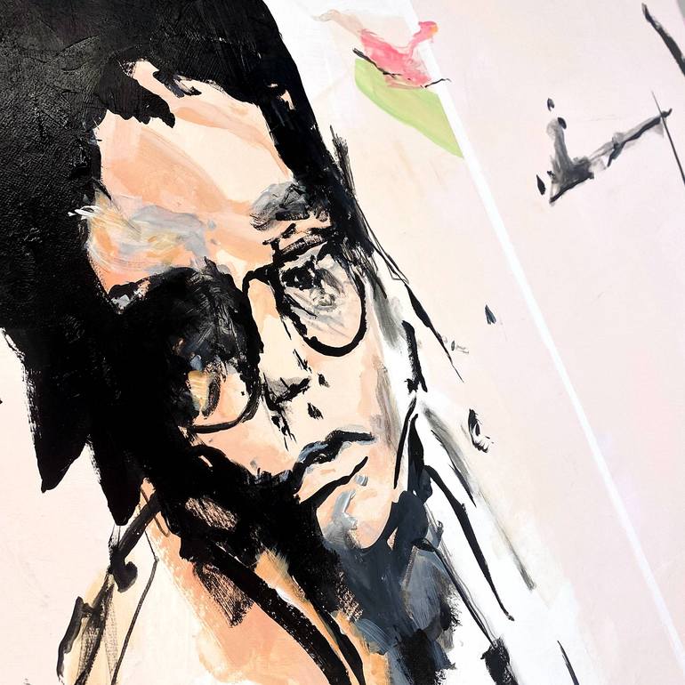 Original Figurative Abstract Painting by Pez Art
