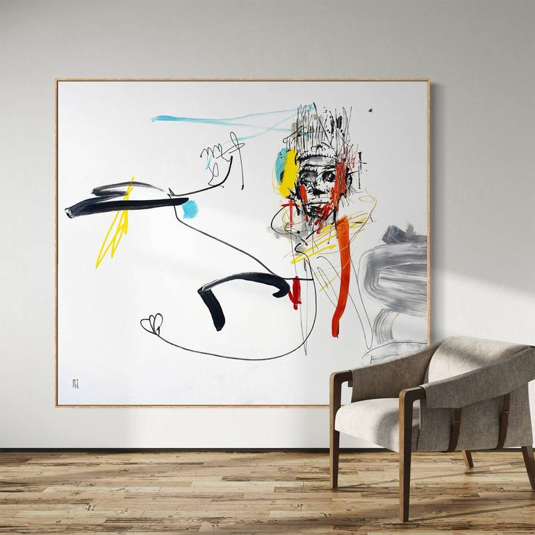 Original Abstract Landscape Painting by Pez Art