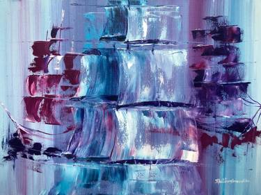Print of Abstract Boat Paintings by Olena Yurii
