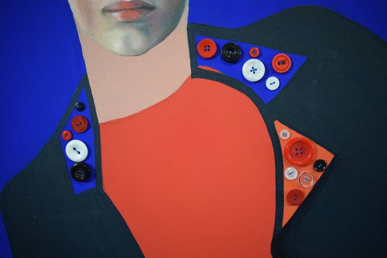Original Figurative People Painting by Evelyn Morgan