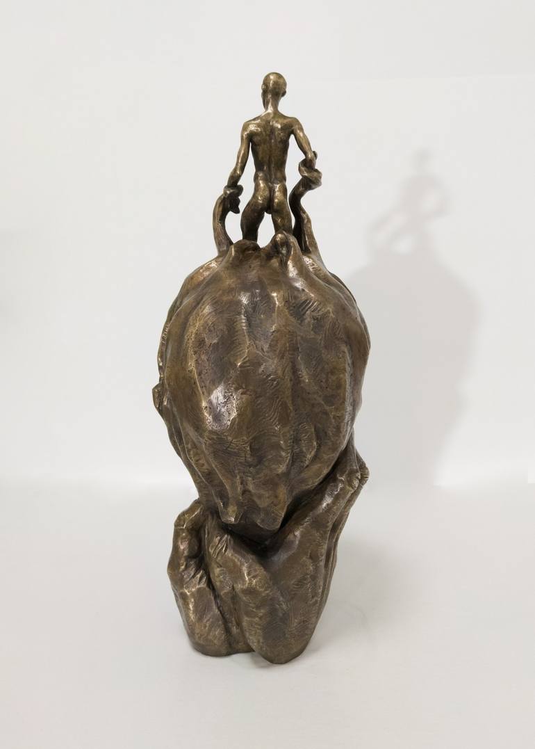 Original Figurative Fantasy Sculpture by Svetlana Saveljeva