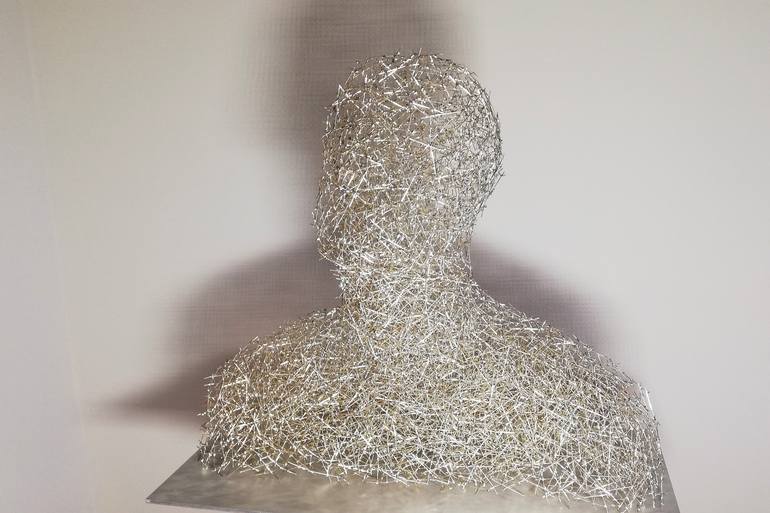 Original Abstract Portrait Sculpture by Svetlana Saveljeva