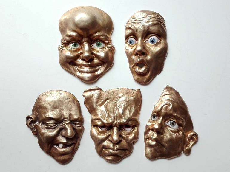 Original Men Sculpture by Svetlana Saveljeva