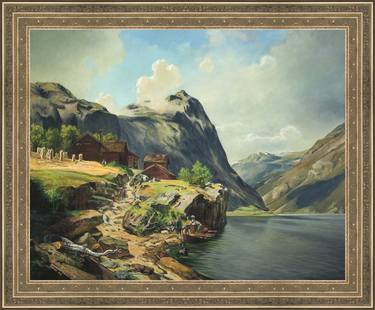Original Realism Landscape Paintings by Artist Djerdj Eres