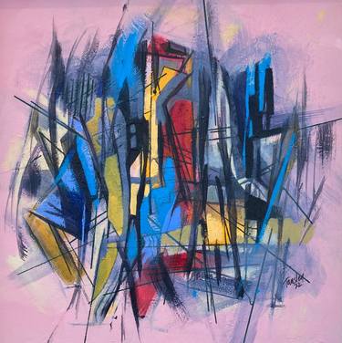 Original Abstract Expressionism Abstract Paintings by Jim Tansley