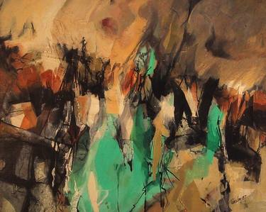 Original Abstract Landscape Paintings by Jim Tansley