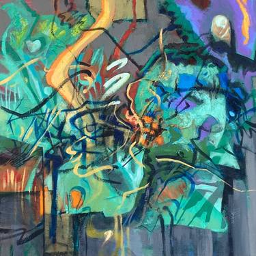 Original Expressionism Abstract Paintings by Jim Tansley