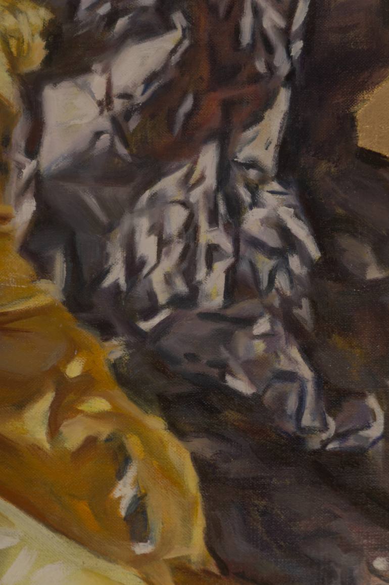 Original Figurative Still Life Painting by Anastasiia Borodina