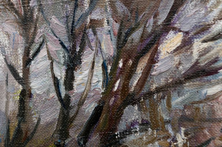 Original Impressionism Landscape Painting by Anastasiia Borodina