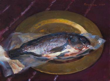 Print of Impressionism Fish Paintings by Anastasiia Borodina
