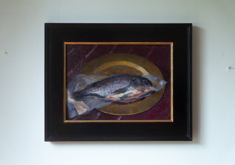 Original Fish Painting by Anastasiia Borodina
