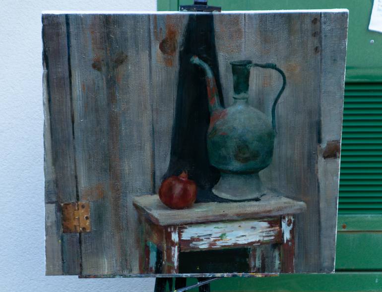 Original Impressionism Still Life Painting by Anastasiia Borodina