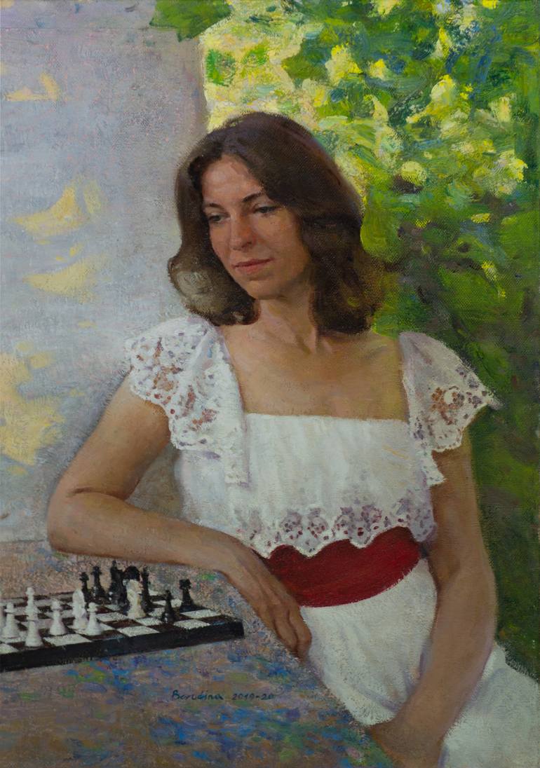 Original Women Painting by Anastasiia Borodina