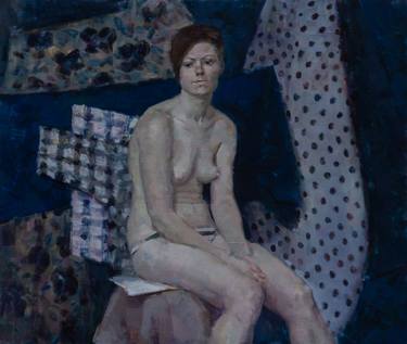 Original Figurative Nude Paintings by Anastasiia Borodina