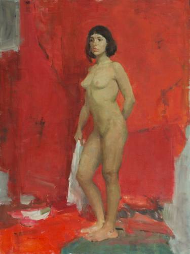 Print of Figurative Nude Paintings by Anastasiia Borodina