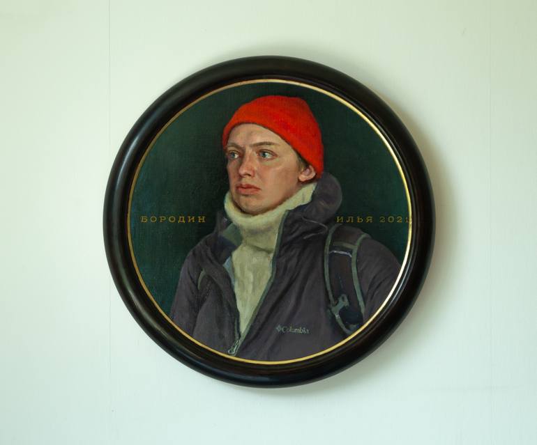 Original Figurative People Painting by Anastasiia Borodina