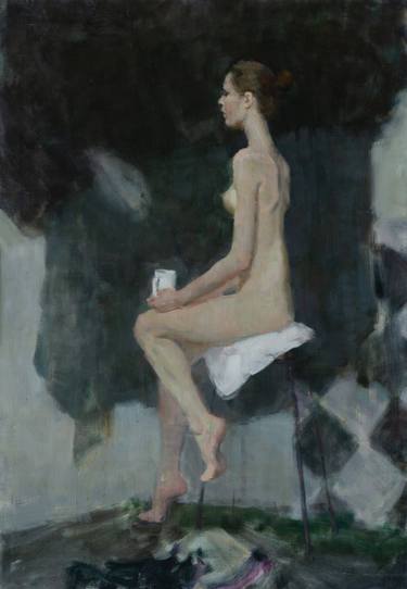 Print of Nude Paintings by Anastasiia Borodina