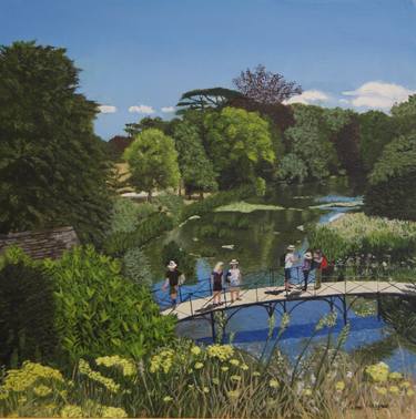 Blenheim Palace Falls UK Giclee limited edition print thumb