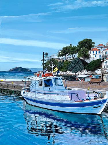 Skiathos Water Taxi - Limited Edition of 100 thumb