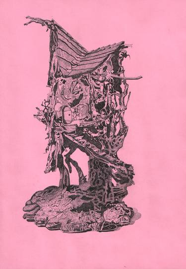 Treehouse Drawing By Rada Rusic Saatchi Art