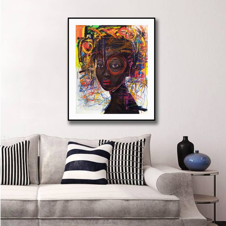 Original Abstract Painting by Ernest Larbi Budu