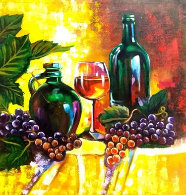 Wine and grapes thumb
