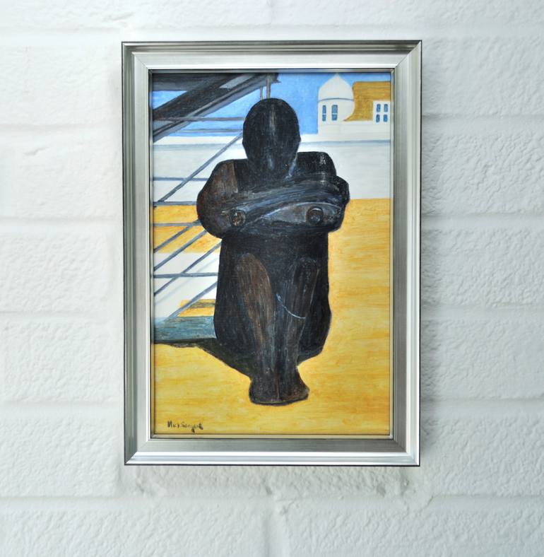 Original Figurative Performing Arts Painting by Mick Sargent