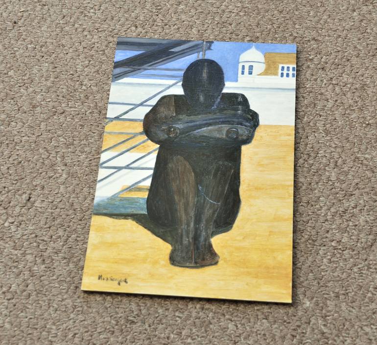 Original Figurative Performing Arts Painting by Mick Sargent