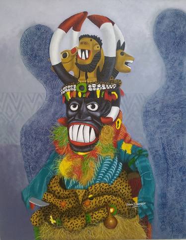 Original Culture Paintings by Obiora Ekeanozie Echekwube