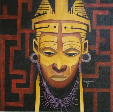 Original Culture Paintings by Obiora Ekeanozie Echekwube