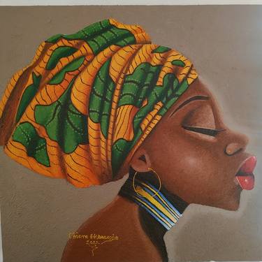 Print of Culture Paintings by Obiora Ekeanozie Echekwube