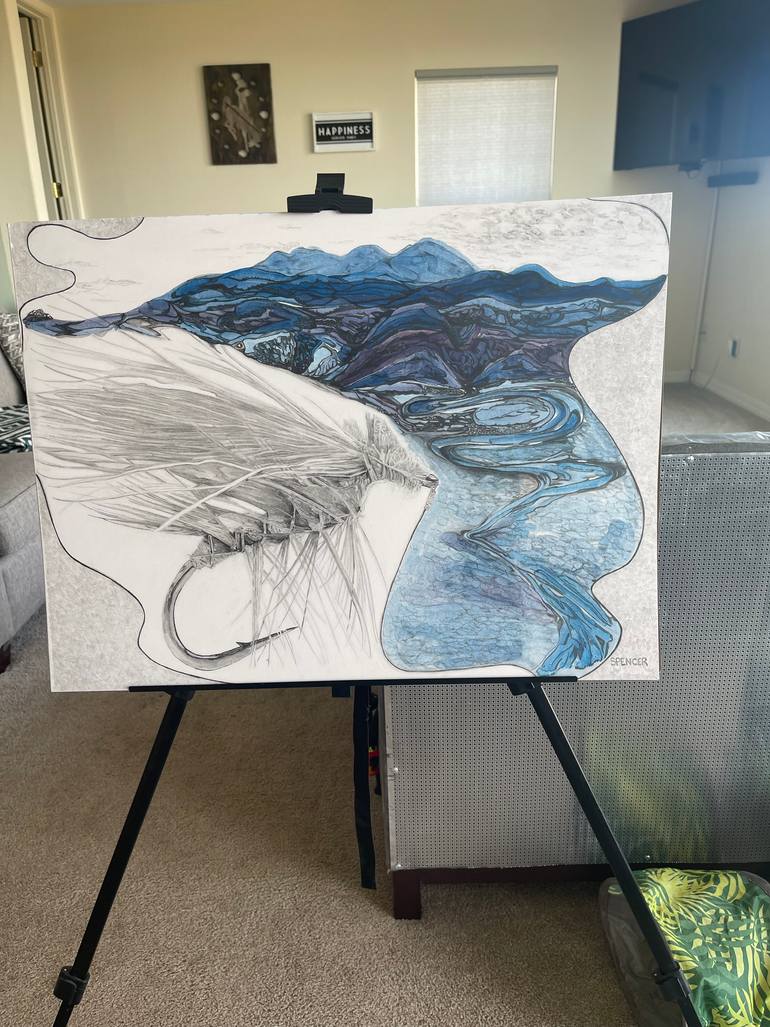 Original Figurative Nature Drawing by Allen Spencer