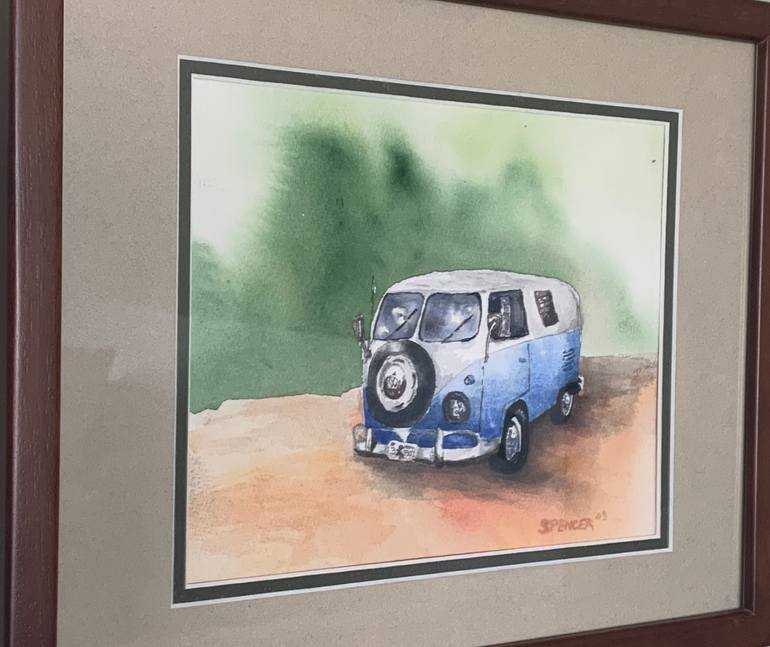 Original Figurative Transportation Painting by Allen Spencer