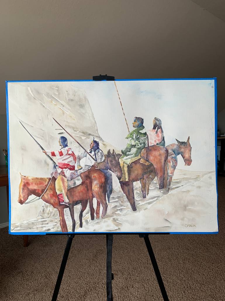 Original Figurative People Painting by Allen Spencer